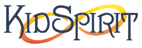 Kidspirit typeface with infinity sign logo